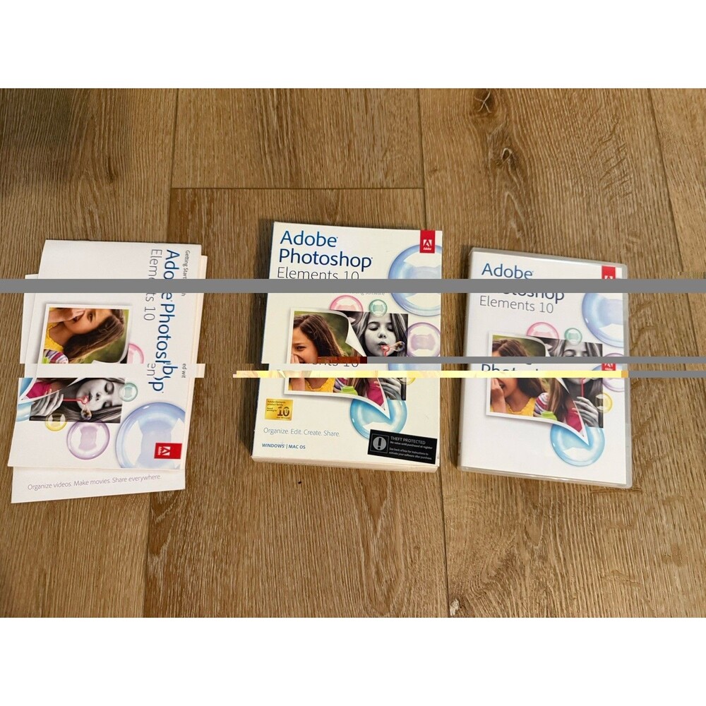 Adobe Photoshop Elements 10 for PC Mac Includes serial number Photo Editing